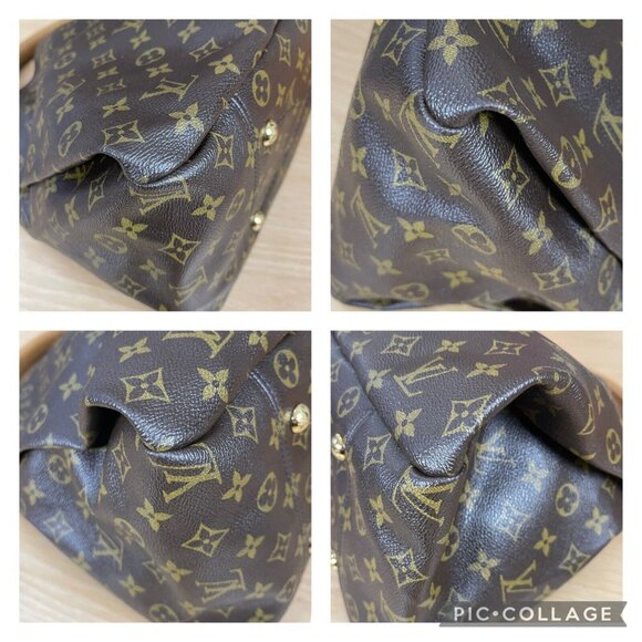 LOUIS VUITTON Artsy MM Monogram LV Hobo Shoulder Bag Monogram + Dust Bag & Tags - Picture 9 of 16